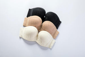 Women's Slightly Lined Lift Great Support Lace Strapless Bra